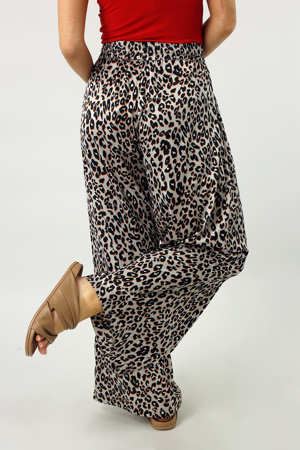 Silver Animal Silky Long Culotte - FINAL SALE