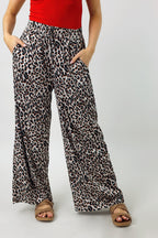 Silver Animal Silky Long Culotte - FINAL SALE