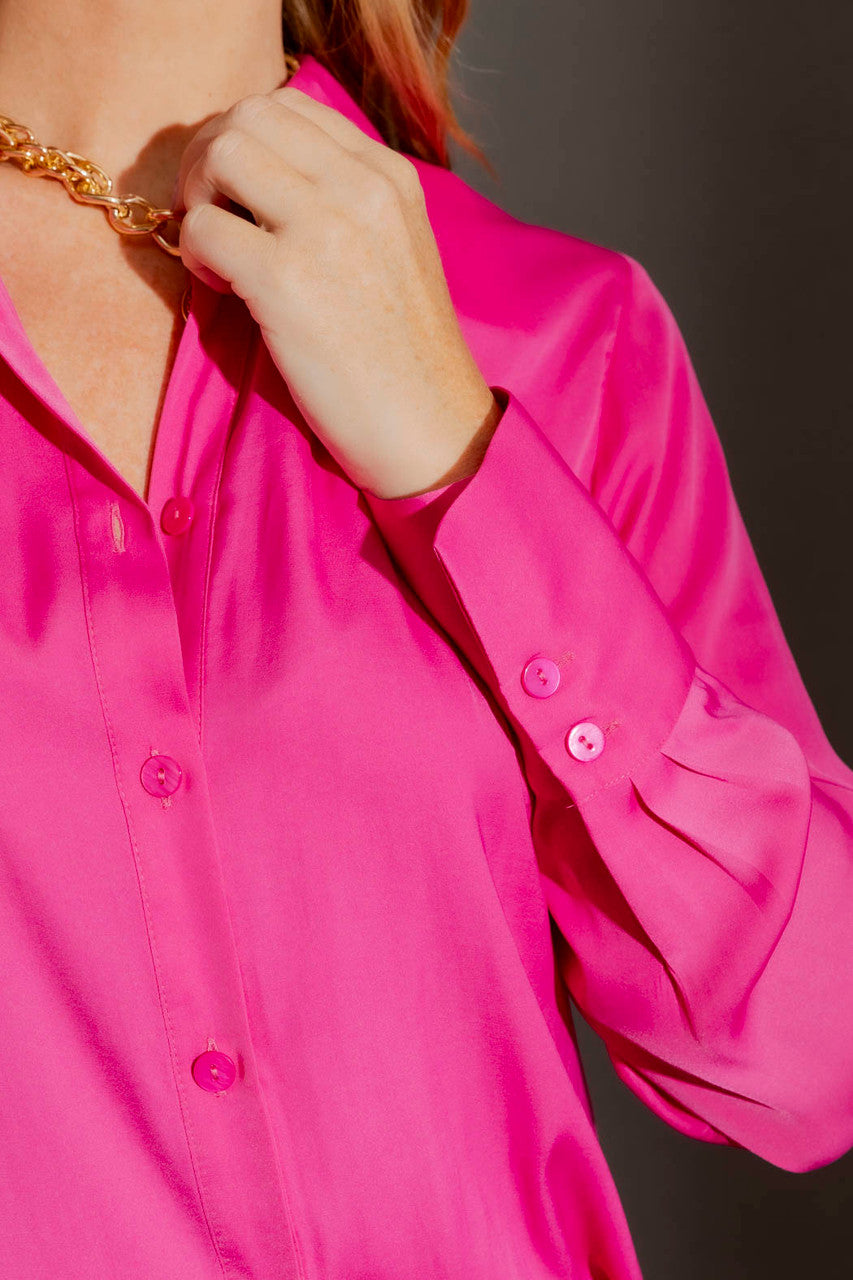 Pink Midi Asana Shirt