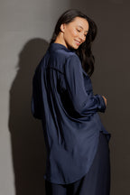 Navy Cargo Blogger Shirt