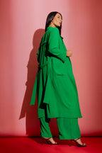 Green Euro Trench Coat