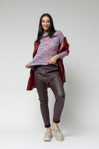 Lilac Speckle Fluffy Crop Jumper- Sale
