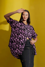Pink/Black Half Sleeve Blake Shirt
