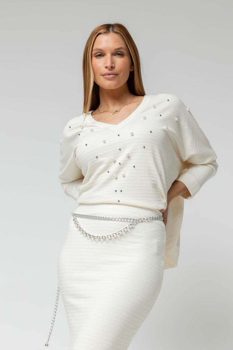 Ivory Ava Pearl Jumper
