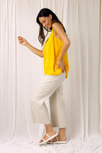 Oatmeal Bengaline Culotte - SALE