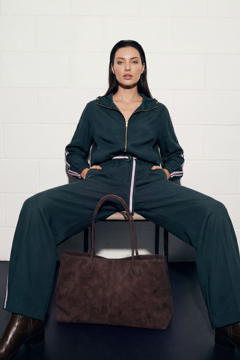 Teal Lyocell/Linen Sport Jacket