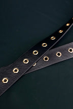 Black Eyelet Belt - FINAL SALE