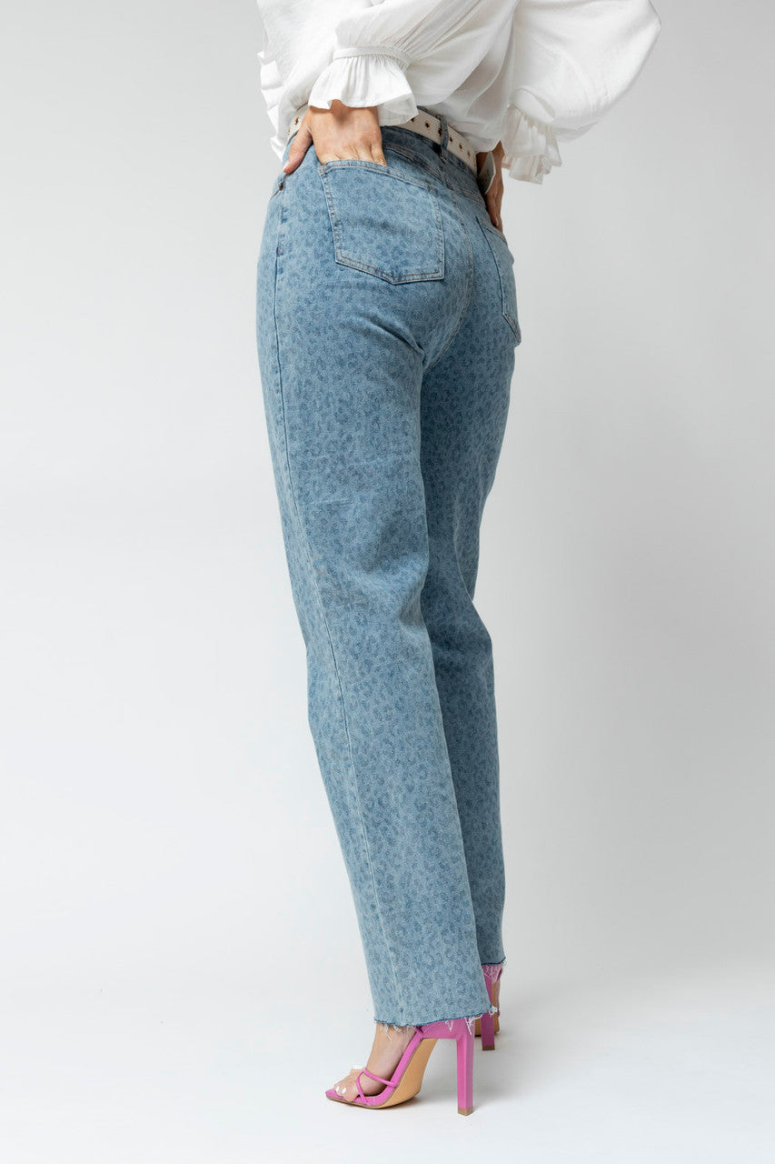 Light Chambray Animal Jean