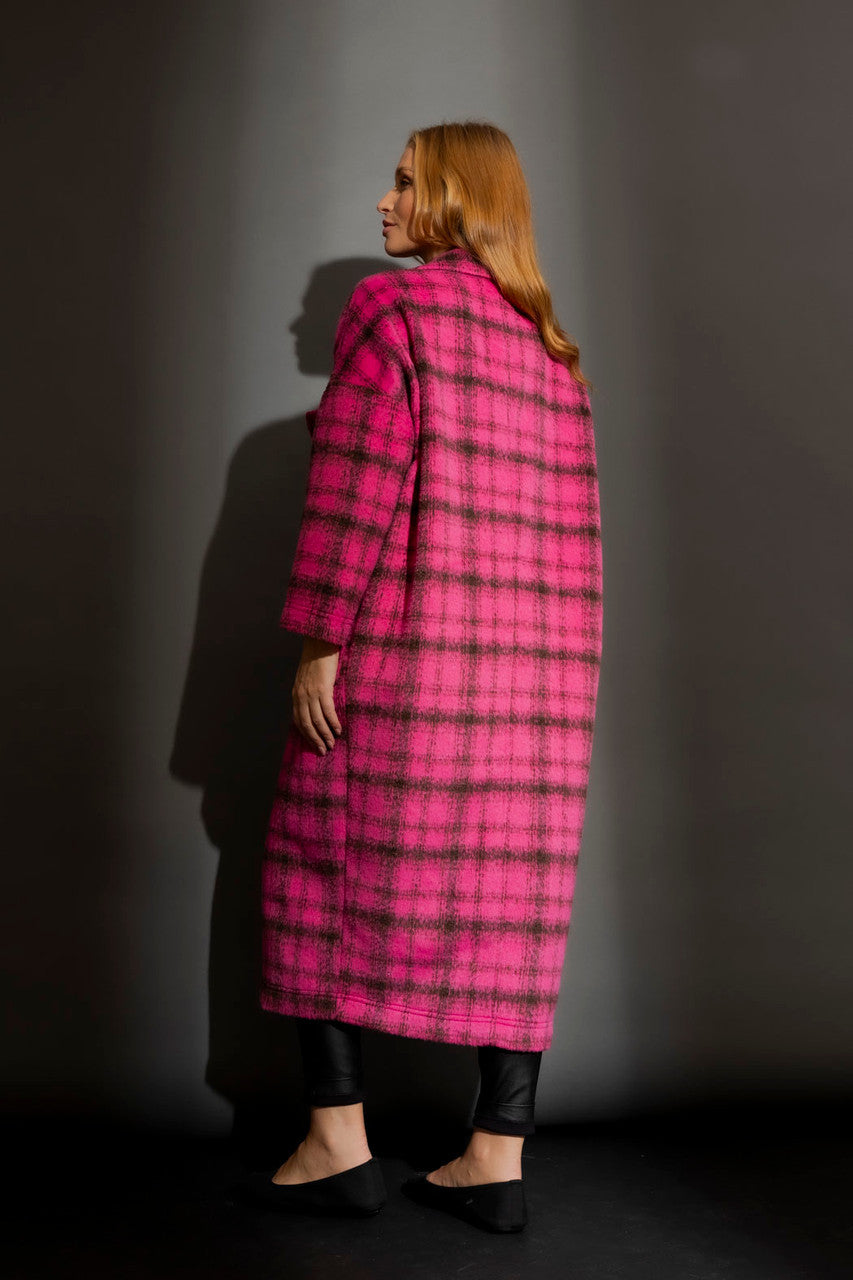 Pink Cocoon Coat