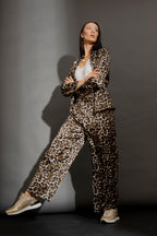 Grey Animal Paperbag Pant Grey Animal