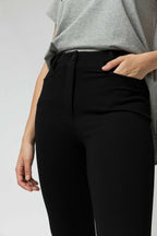 Black Ponte Slim Pants