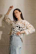 Natural Chunky Crochet Knit