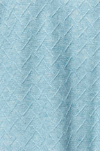 Blue Lurex Crew Neck Jumper- Sale