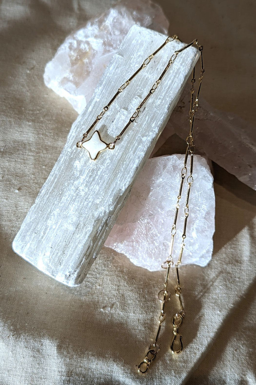 Gold Chain Star Necklace S