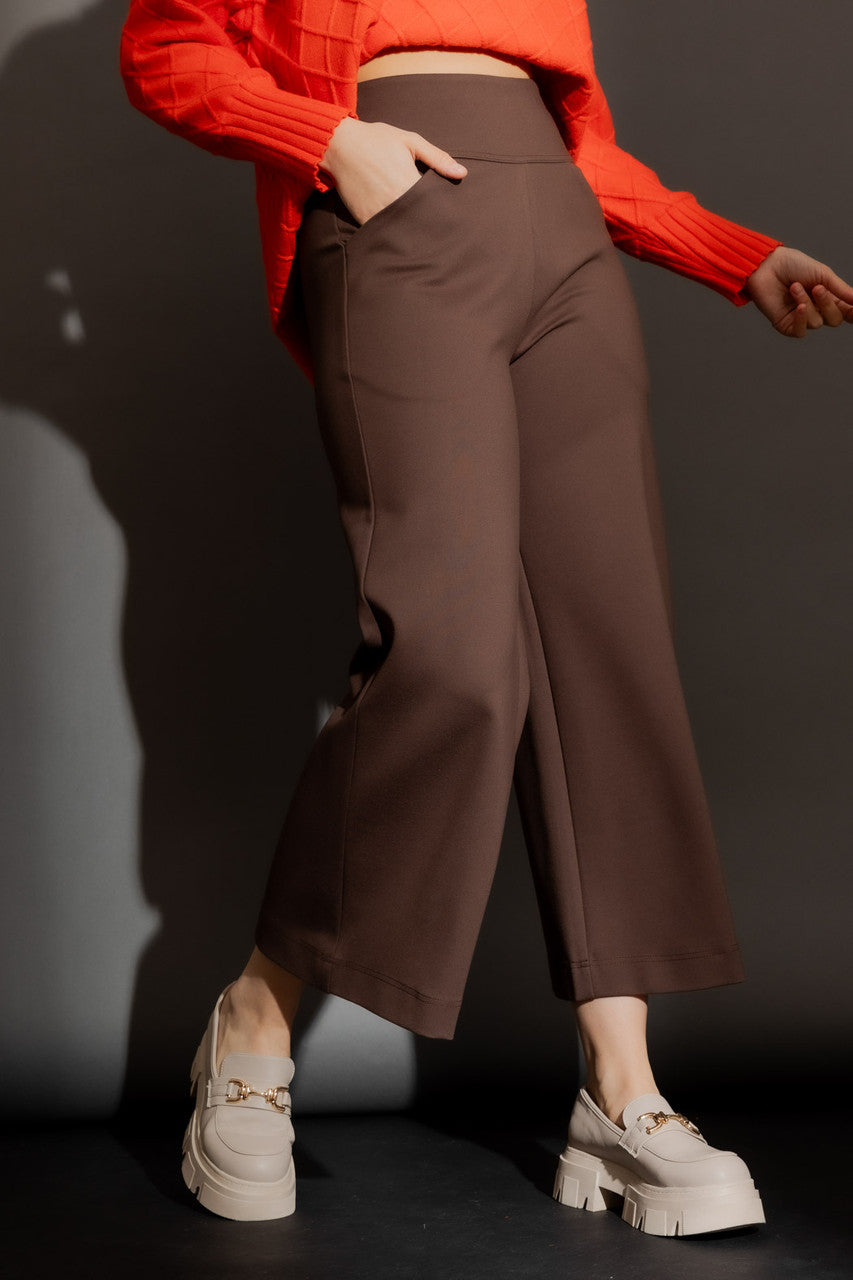 Mocha Ponte Jet Culotte