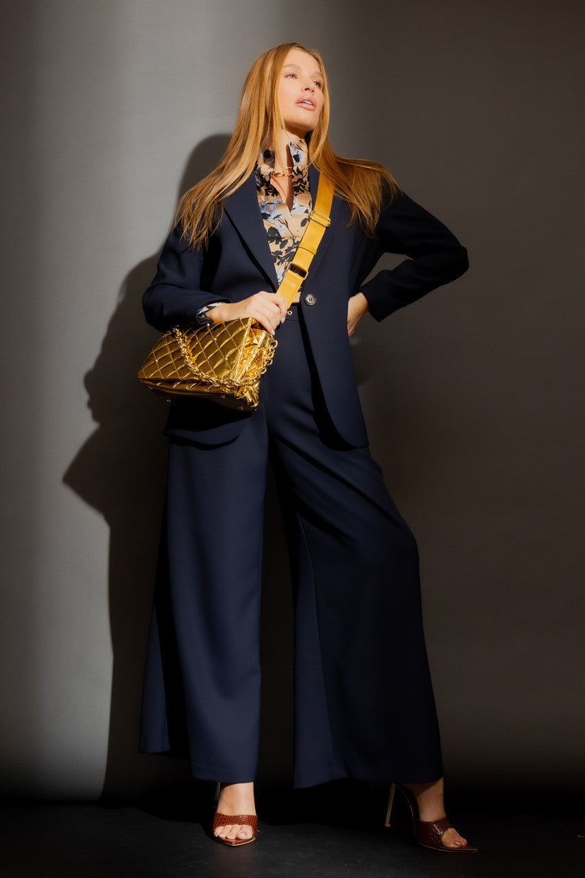 Deep Navy Classic Oversized Blazer Navy