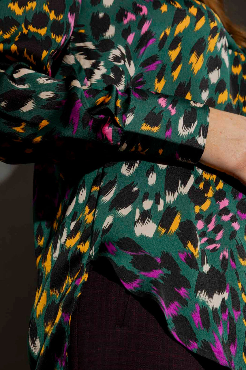 Teal Animal Blogger Shirt Teal Animal