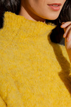 Chartreuse Knobbly Knit Jumper Chartreuse S