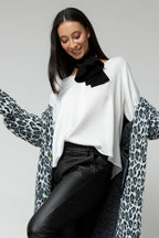 Ivory Reversible Silky Top