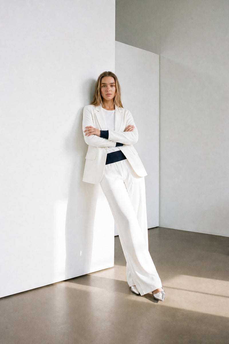 Ivory Euro Foldover Pant