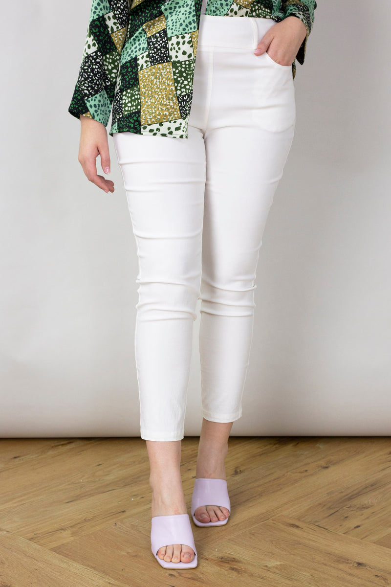White Bengaline Jean - Final Sale
