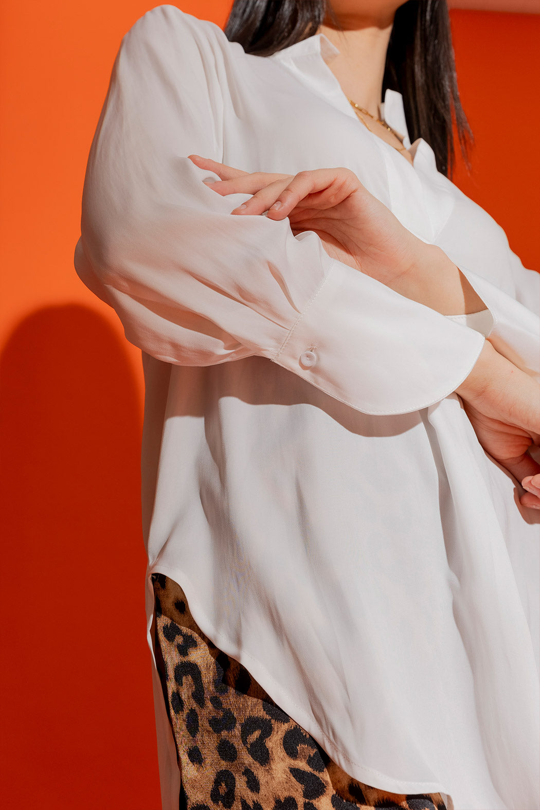 White Blogger Shirt