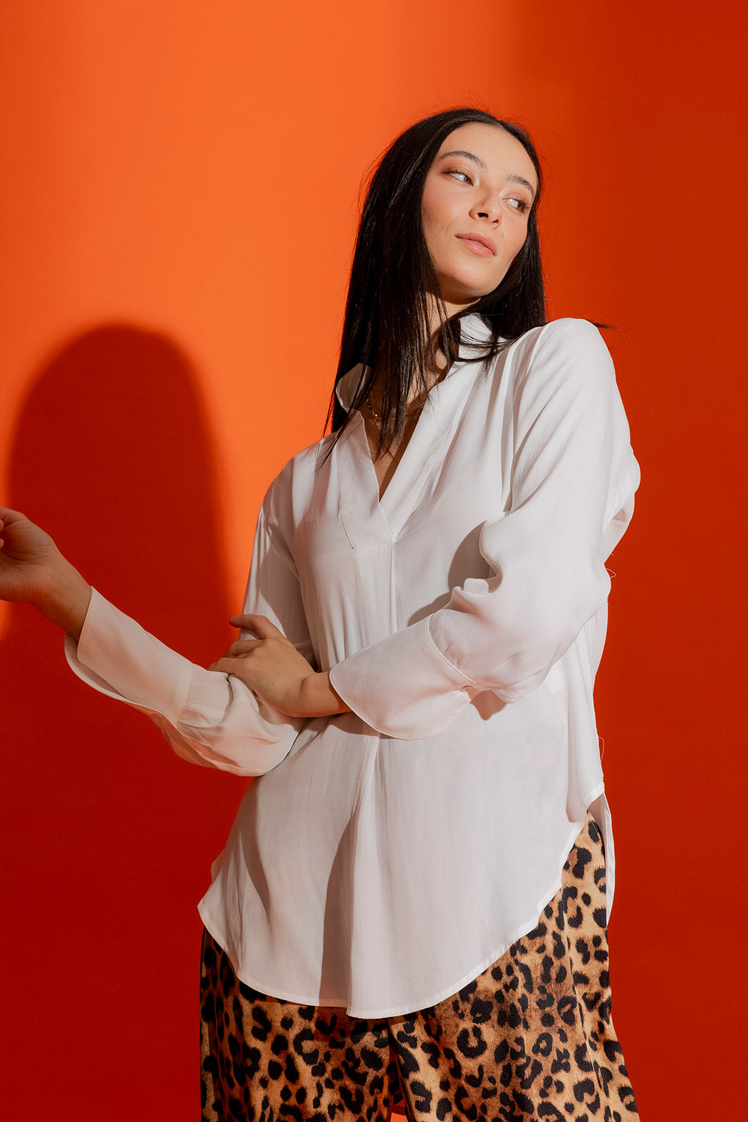 White Blogger Shirt
