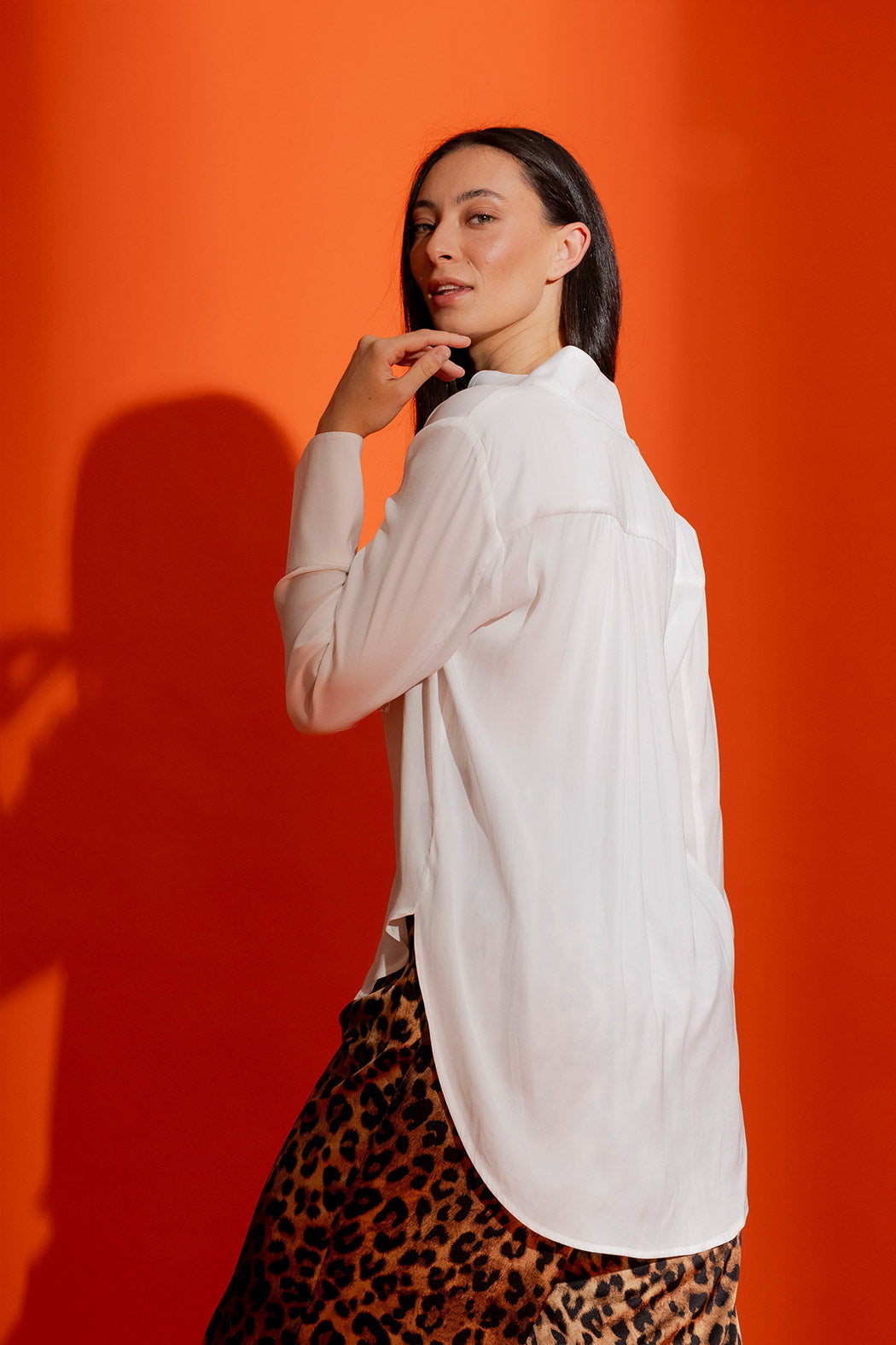 White Blogger Shirt