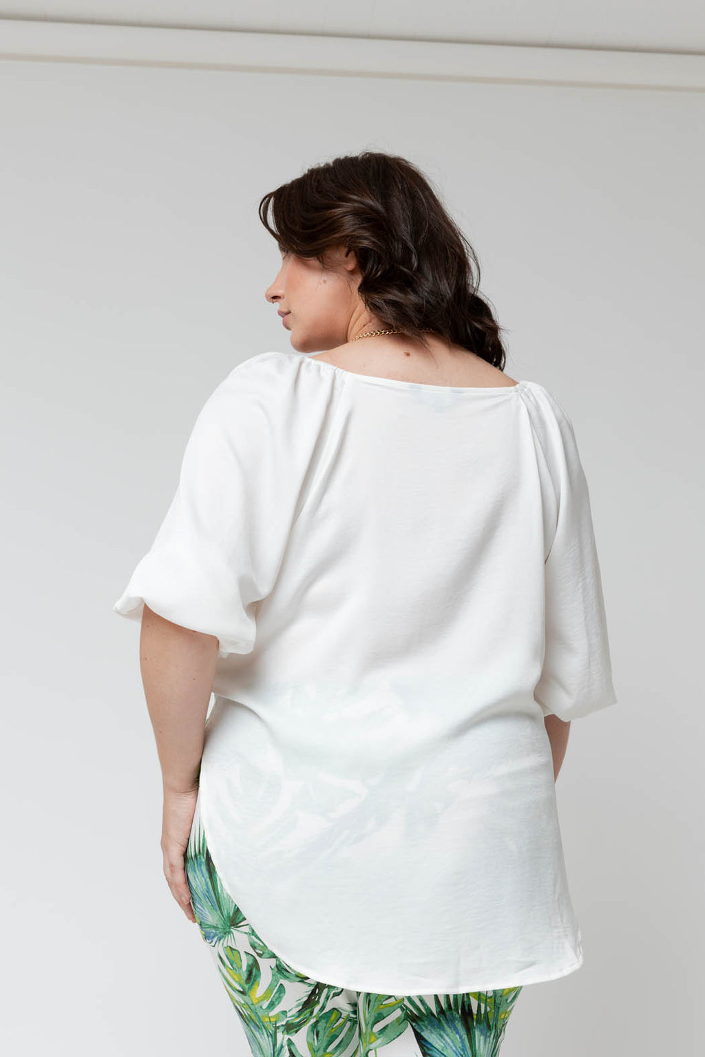 White Bustier Zhoush Shirt - Final Sale