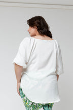 White Bustier Zhoush Shirt - Final Sale