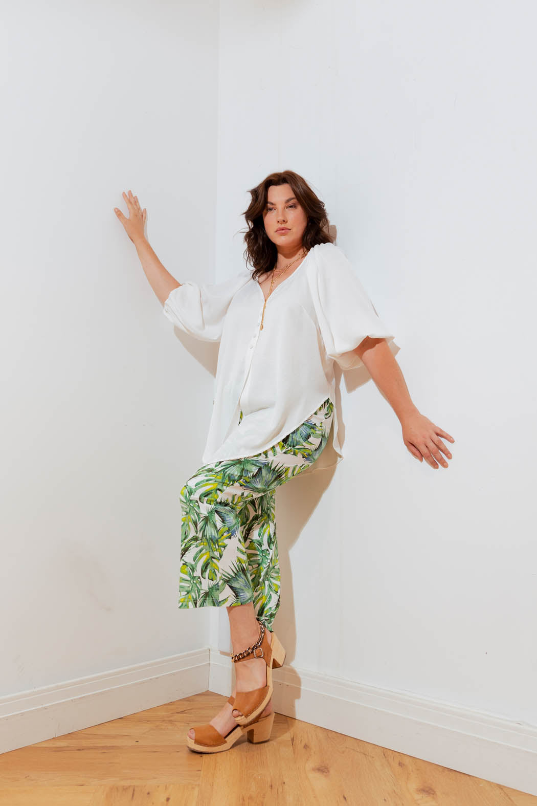 White Bustier Zhoush Shirt - Final Sale