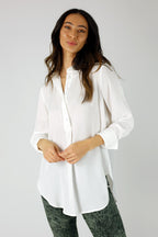 White Seta Darling Shirt - FINAL SALE