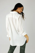 White Seta Darling Shirt - FINAL SALE