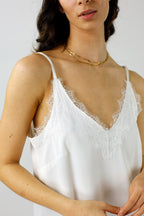 Ivory Soft Touch Basic Lace Cami