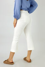 Ivory Bengaline Crop Flare - Final Sale