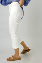 Ivory Bengaline Crop Flare - Final Sale