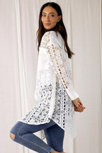 White Lace Shacket - SALE