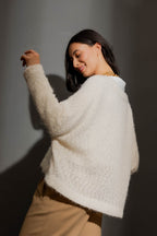 Ivory Fluffy Wonder Cardigan