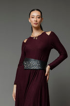 Plum Bella Keyhole Dress