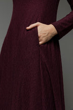 Plum Bella Keyhole Dress