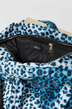 Blue Animal Quilted Tote Bag