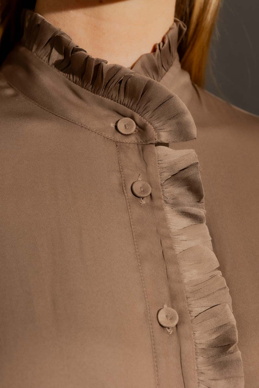 Cocoa Silky Roma Shirt