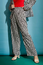 Black / White Stripe Vogue Pant