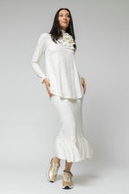 Ivory Bell Long Sleeve Top