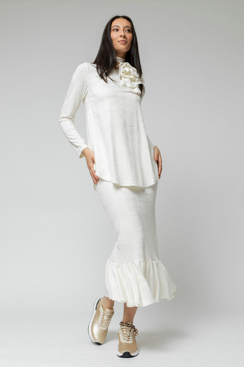 Ivory Bell Long Sleeve Top