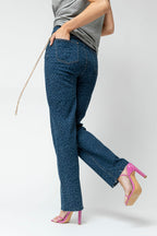 Mid Chambray Animal Jean