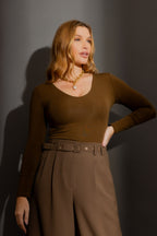 Cocoa Tencel Lust Top
