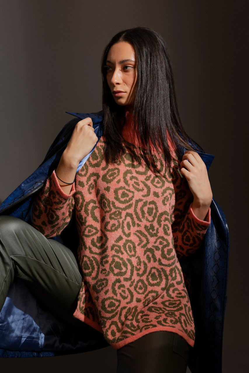 Coral Forest Rose Jumper - FINAL SALE