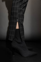 Charcoal Check Cigarette Pant Charcoal Check