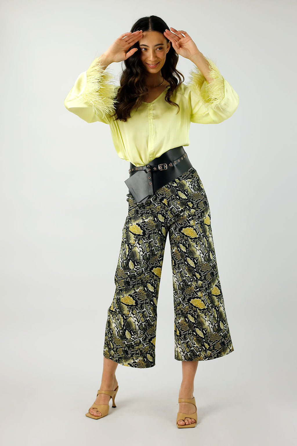 Snake Bengaline Jet Culotte - Final Sale